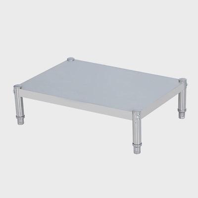 厨房不锈钢单层置物架电磁炉增高微波炉架烤箱碗碟收纳橱柜分割架