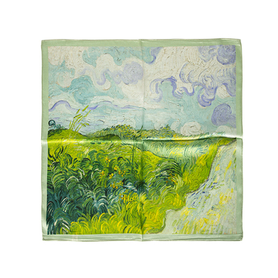 美院文创梵高名画丝巾真丝桑蚕丝方巾三八妇女节妈妈新年礼物礼盒