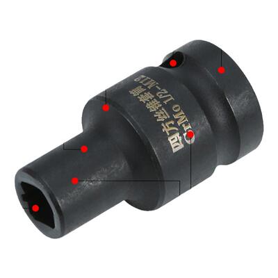 1/2四方丝锥套筒方孔气动扳手