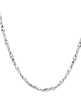 狂飙高启强同款男士项链莫比乌斯钛钢瓜子链嘻哈轻奢高级感锁骨链