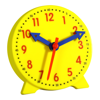 钟表模型小学教具时钟面学具数学一二年级儿童三针联动表盘小学生认识时间学习专用闹钟学具模型老师教学推荐