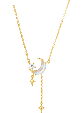 S925银黄金色高级感小众项链