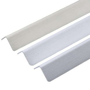 PVC免打孔护角条 护墙角保护条墙护角防撞条包阳角线 装饰护角