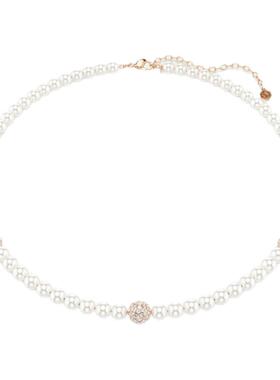 【情人节礼物】施华洛世奇Matrix项链耳钉胸针配饰饰品小众仿珍珠