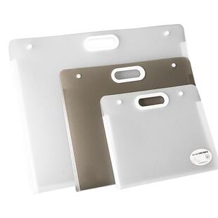 画册收纳册4k素描绘画画纸画稿画夹美术作品集8K文件资料册a2画作收纳袋子a3透明海报油画袋儿童奖状收集册