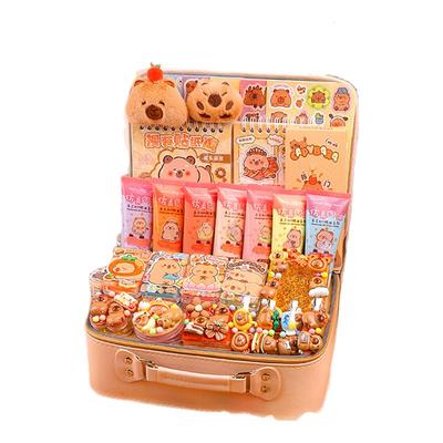 卡比巴拉咕卡套装玩具儿童女6岁以上手工diy奶油胶小女孩流沙卡砖