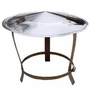 通用型不锈钢烟囱帽挡风雨帽防雨罩农村锅炉烟筒管罩盖帽子防水帽