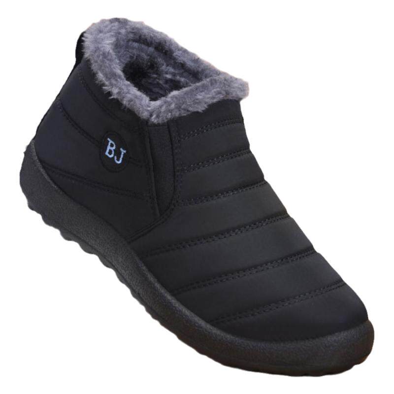 老北京布鞋棉鞋男冬季加绒保暖爸爸老年人防水防滑一脚蹬2025新款