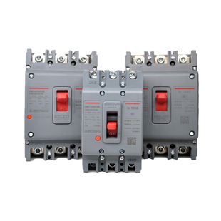 德力西CDM3空气开关3P4P塑壳断路器空开100A125A250A400A三相380V