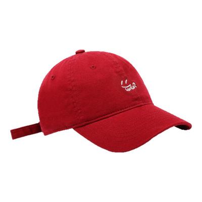 freerabbit II帽子韩版防晒帽春夏鸭舌帽复古软顶太阳帽棒球帽