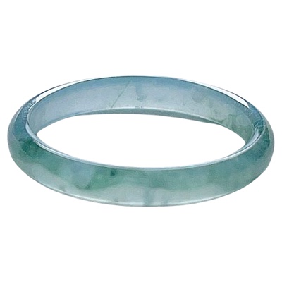 天然翡翠戒指晴水飘菠菜绿意境