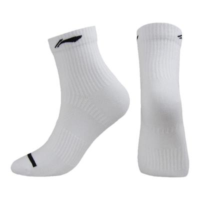 李宁袜子男运动袜女抗菌加厚棉袜