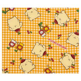 日本进口清原牛津棉面料版权布手工DIY卡通抱枕服装布格纹布丁狗