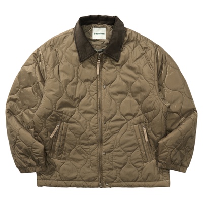 瞬时山野复古翻领教练夹克棉衣