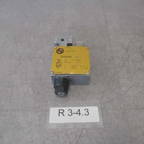 Hydraulik Ring AS100AR1 B1 Pressure Switch Range 10-100bar P