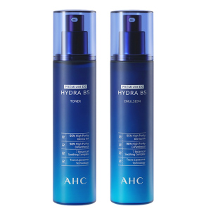 AHC水乳2件套装B5玻尿酸女补水保湿男士护肤品 丨效期至2027年1月