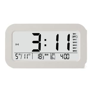 闹钟学生用夜光钟表摆放式床头小闹钟充电款专用起床神器电子时钟