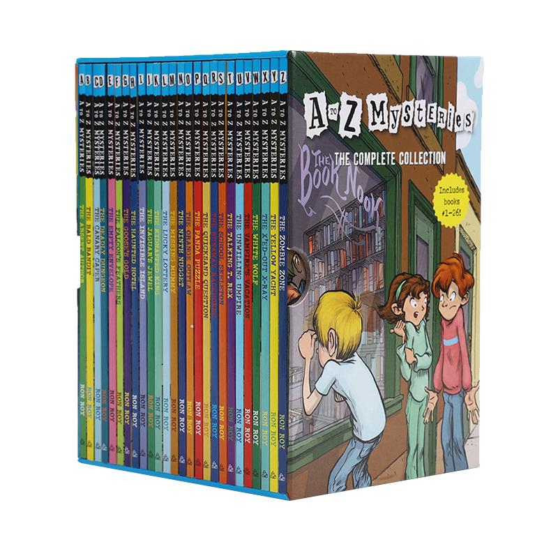 A to Z Mysteries atoz 26册神秘案件英文原版小说课外有声读物正版现货全套  8-12岁儿童少儿英语