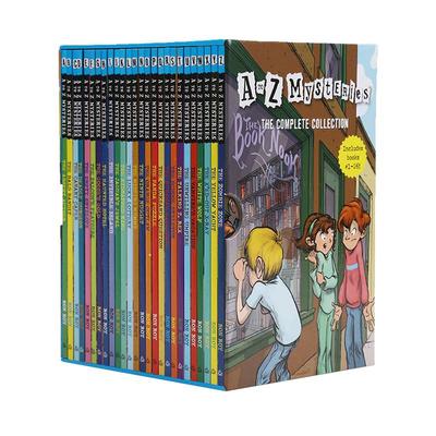 A to Z Mysteries atoz 26册神秘案件英文原版小说课外有声读物正版现货全套  8-12岁儿童少儿英语