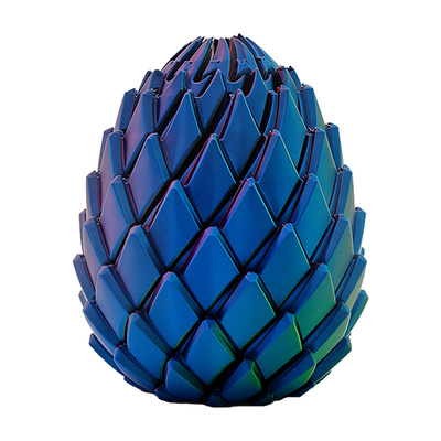 3d打印恐龙蛋扭扭旋转变形伸缩球