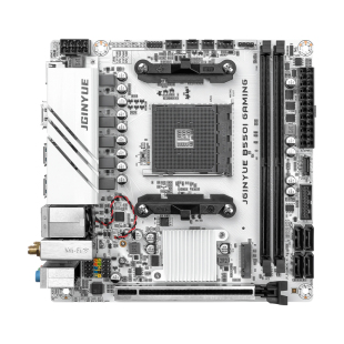 精粤B550i GAMING主板itx迷你AM4锐龙R5 4000/5000系电脑主板DDR4