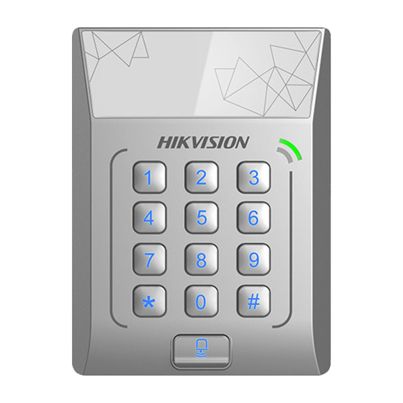 海康威视小区电子门禁系统套装刷卡一体机IC玻璃门密码锁801EID