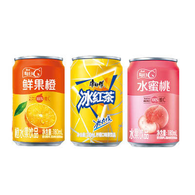 康师傅冰红茶/鲜果橙/水蜜桃