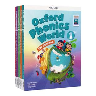 新版牛津自然拼读教材 Oxford Phonics World 1 2 3 4 5 级别 牛津拼读世界全套零基础发音幼少儿英语自然拼读phonics教材OPW教材