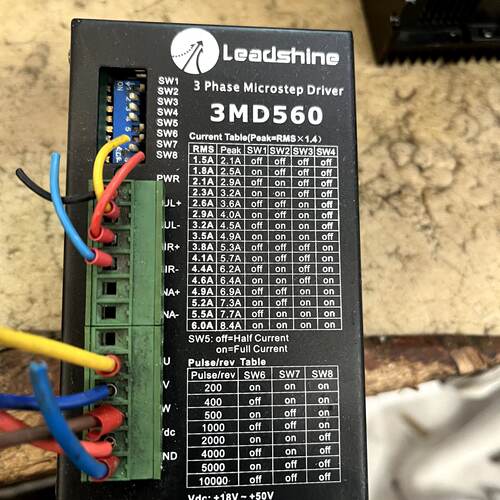 Leadshine雷赛步进电机驱动器3MD560,原装二手拆