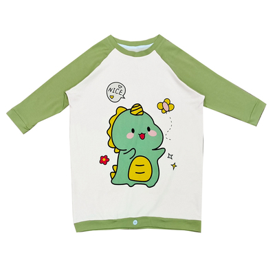 儿童睡衣恐龙男孩春秋女童纯棉夏