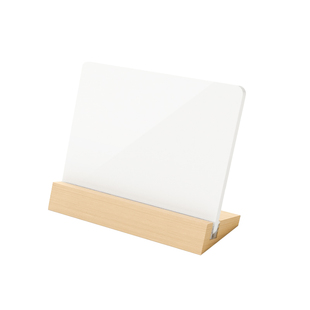 创意DIY手写菜单价目表价格牌可擦奶茶蛋糕甜品店手绘促销小黑板白板展示牌台卡桌面立牌实木底座台签提示板