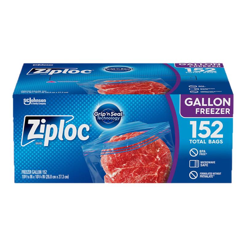 Ziploc密保诺保鲜袋密封袋冷冻密封袋大号冰箱食品级家用防冻霜