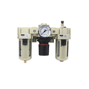 气动气源处理器三联件AC4000-04带自动排水AC3000-03调压阀过滤器
