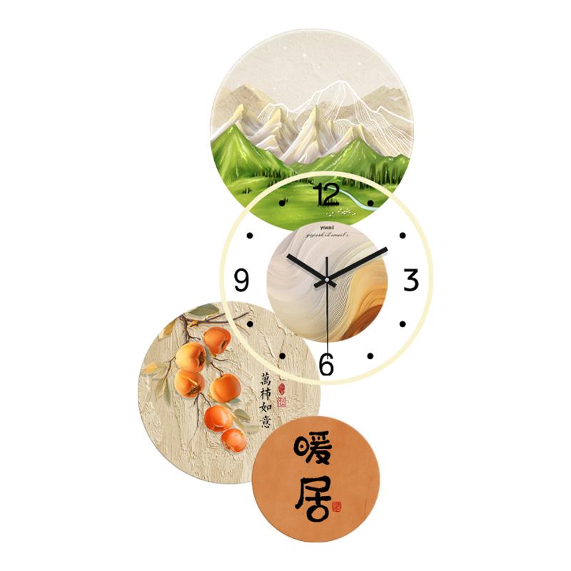 雅刻丽挂钟客厅暖居创意客厅时钟