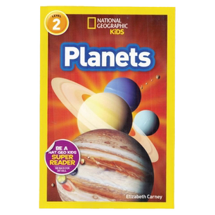 美国国家地理分级阅读行星英文原版绘本 National Geographic Kids Level2:Planets 少儿科普百科英语童书青少年课外阅读书籍