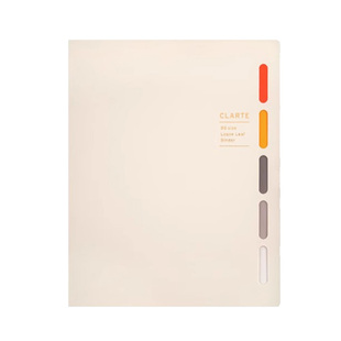 日本maruman满乐文CLARTE活页本高颜值B5索引分隔页硬壳防滑笔记本大容量日本手帐本活页夹本子官方旗舰店