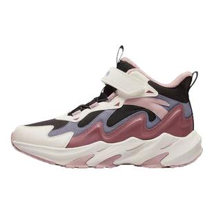 安踏儿童女大童二棉鞋2025冬季新款加绒户外保暖防滑耐磨雪地靴子