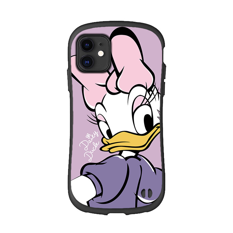 卡通唐老鸭适用苹果14小蛮腰iPhone13软12ProMax手机壳11女X全包XR防摔8Plus加厚ip15保护套网红