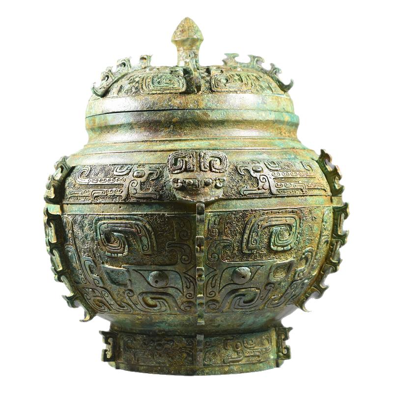 仿古青铜器博物馆装修艺术品