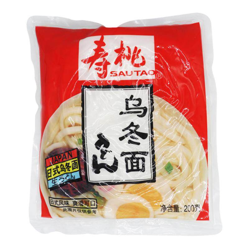 寿桃牌日式乌冬面XO酱或选赠酱包 非油炸方便面711拌面捞面关东煮