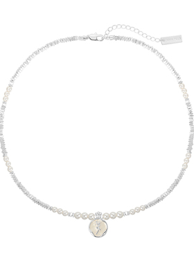 碎银子装饰珍珠项链女配饰