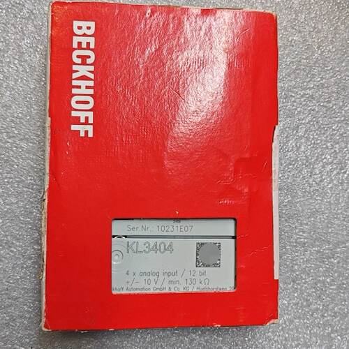溢价-BECKHOFF KL3404模块，德国，4路模拟输