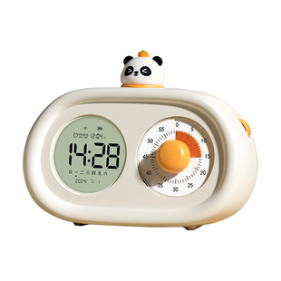 闹钟学生专用儿童学习起床神器计时自律时钟2025新款女孩智能静音