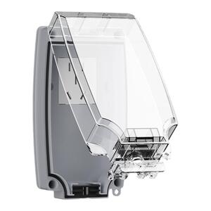 86暗装16a电源插座防水盒开关保护盒漏电保护一体式防水罩插座10a