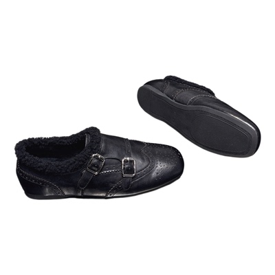 英伦风牛皮加绒厚底小皮鞋单鞋