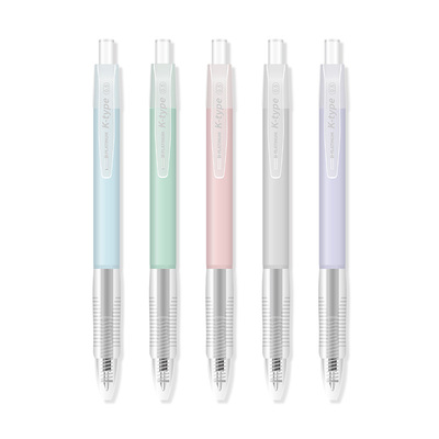 【新品上市】白金PLATINUM K-100BGT和风冰果店系列0.5mm子弹头按动中性笔芯可替换学生考试用黑色按压笔