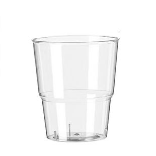 一次性杯子航空杯加厚硬质透明塑料杯太空杯家用水杯商用饮水茶杯