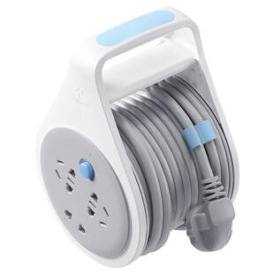 公牛线盘插座移动电缆盘卷线盘线轴滚子电线空盘拖线延长线插排