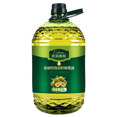 特级初榨橄榄油5L食用调和油家用炒菜油大豆玉米植物现货大桶优质