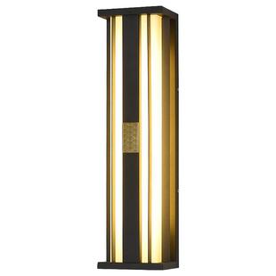 别墅大门口户外壁灯太阳能防水室外花园外墙庭院灯中式柱子铜壁灯